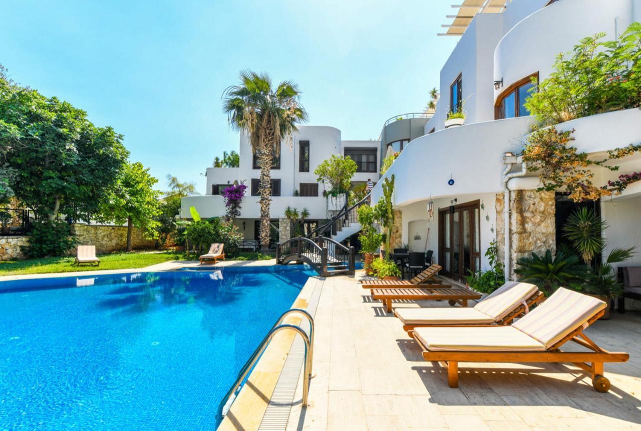 Duplex House With Shared Pool Near Beach In Kalkanアパートメント エクステリア 写真