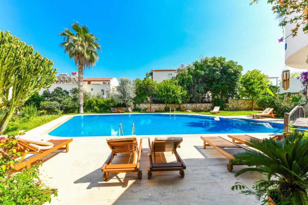 Duplex House With Shared Pool Near Beach In Kalkanアパートメント エクステリア 写真